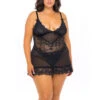 Oh La La Cheri Valentine Babydoll -PRIMADONNA Shop 2139 X ValentineBabydollBlackFrontPlus