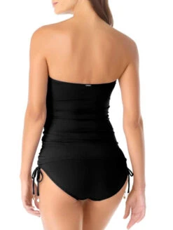 Anne Cole Twist Front Bandeaukini Swim Top 9 Anne Cole Twist Front Bandeaukini Swim Top -PRIMADONNA Shop 21MT25001Blackback