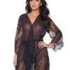Coquette Lace Short Robe -PRIMADONNA Shop 22309XLaceShortRobeFront