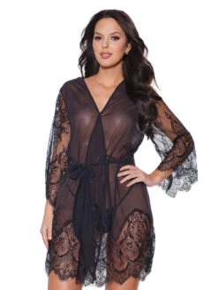 Coquette Lace Short Robe