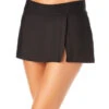 Anne Cole Slit Swim Skirt -PRIMADONNA Shop 22MB41301SlitSwimSkirtBlackFrontEdit