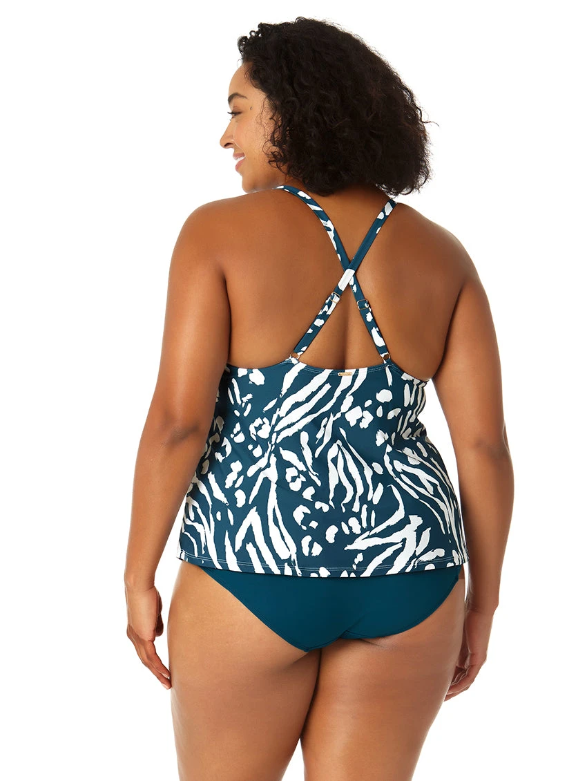 Anne Cole Easy Try Plus Size Tankini Top 4 Anne Cole Easy Try Plus Size Tankini Top - Image 2