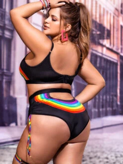Mapale 2 Piece Pride Set -PRIMADONNA Shop 2689XMapaleTwoPiecePrideSetBlackBackLifestyle