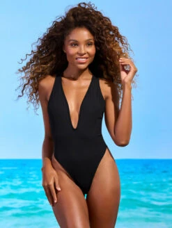 Maaji Shims Plunge One Piece Swimsuit