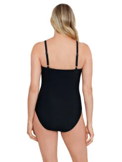 Penbrooke Stripe A Pose One Piece Swimsuit 7 Penbrooke Stripe A Pose One Piece Swimsuit -PRIMADONNA Shop 60200019StripeaPoseUWOnePieceBlackIvoryBackEdited