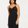 Montelle Modal Bust Support Midi Chemise -PRIMADONNA Shop 9398MontelleModalMidiChemiseBlackFront