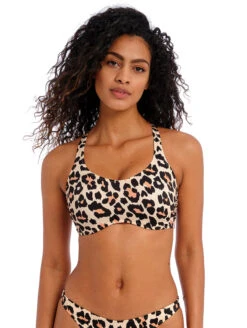Freya Animal Instinct Bikini Top -PRIMADONNA Shop AS203914BikiniTopNaturalFront