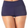 Anne Cole Hi-Waist Control Shorts -PRIMADONNA Shop AnneColeCinchedBoyShort22MB37301NavyFront