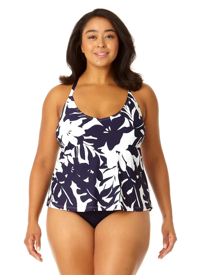 Anne Cole Easy Triangle Plus Tankini Top 3 Anne Cole Easy Triangle Plus Tankini Top