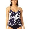 Anne Cole Easy Triangle Tankini Top -PRIMADONNA Shop AnneColeEasyTriangleTankiniTop23MT22418CoastalPalmFront