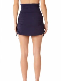 Anne Cole Hi-Waist Skirt -PRIMADONNA Shop AnneColeHighWaistSkirtMYMB41701NavyBack2