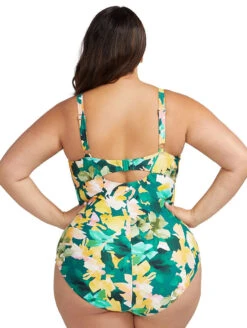 Artesands Cezanne One Piece Swimsuit 9 Artesands Cezanne One Piece Swimsuit -PRIMADONNA Shop ArteSandsCezanneOnePieceSwimsuitAT1763NAGreenFloralBack