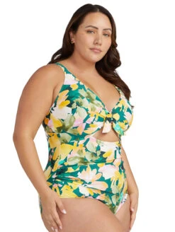 Artesands Cezanne One Piece Swimsuit 8 Artesands Cezanne One Piece Swimsuit -PRIMADONNA Shop ArteSandsCezanneOnePieceSwimsuitAT1763NAGreenFloralSide
