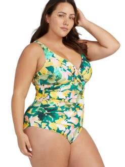Artesands Delacroix One Piece Swimsuit -PRIMADONNA Shop ArteSandsDelacroixOnePieceSwimsuitAT1720NAGreenFloralSide