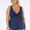 Beach House Willow Twist Front Plus Tankini -PRIMADONNA Shop BeachHouseWillowTwistTopPlusTankiniHW58364AdmiralFront