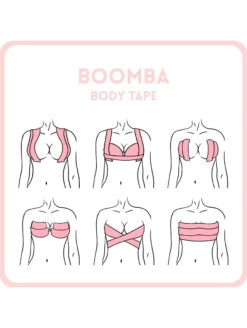 Boomba Body Tape Mega -PRIMADONNA Shop BoombaBodyTapeWaystoWearEdit
