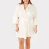 Chelsea Peers Satin Robe -PRIMADONNA Shop ChelseaPeersSatinLaceTrimRobeCW2076CPLN03IvoyFront