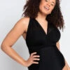 Curvy Kate Wrapsody One Piece Bandeau Swimsuit 2 Curvy Kate Wrapsody One Piece Bandeau Swimsuit -PRIMADONNA Shop CurvyKateWrapsodySwimSuitBlackCS005600Front