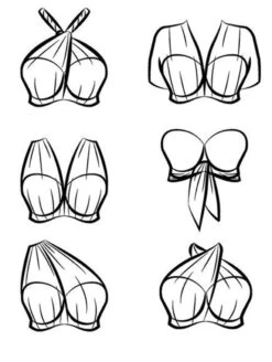 Curvy Kate Wrapsody One Piece Bandeau Swimsuit -PRIMADONNA Shop CurvyKateWrapsodySwimSuitBlackCS005600WaystoWear