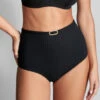 Empreinte Iconic High Waist Bikini Brief -PRIMADONNA Shop DSS2331EmpreinteIconicHighWaistBottomNoirFront
