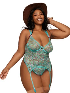 Dreamgirl Floral Bustier