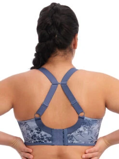 Elomi Energise Sports Bra -PRIMADONNA Shop EL8042VintageDenimBackJ hook