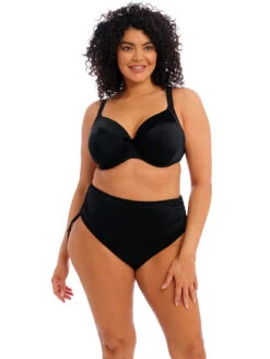 Elomi Plain Sailing Plunge Bikini Top -PRIMADONNA Shop ES7284ElomiPlainSailingPlungeTopES7287AdjustableBikiniBriefBlackFrontEdit b7442b0f e48b 4077 bb4e a0e48f068920