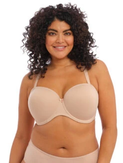 Elomi Strapless Bra -PRIMADONNA Shop ElomiStraplessSaharaEL4300FrontStraps