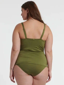 Everyday Sunday Plus Size Tankini Top -PRIMADONNA Shop EverydaySundayPlusSizeTankiniTopESBEAW00967DuckGreenBack