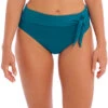 Fantasie Ottawa Hi-Waist Bikini Brief 2 Fantasie Ottawa Hi-Waist Bikini Brief -PRIMADONNA Shop FantasieOttawaHighWaistBikiniBriefFs6497PetrolFront