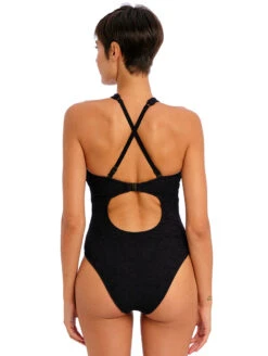 Freya Ibiza Waves One Piece Swimsuit -PRIMADONNA Shop FreyaIbizaWavesOnePieceSwimsuitAS203842BlackBackAlt