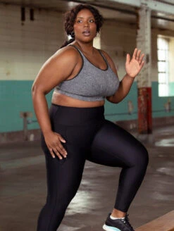 Goddess Non Wire Sports Bra -PRIMADONNA Shop GodessNonWireSportBraPewterGD6913