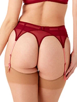 Gossard Superboost Lace Suspender 8 Gossard Superboost Lace Suspender -PRIMADONNA Shop GossardSuperboostLaceSuspender7712CranberryRaspberrySorbetBack