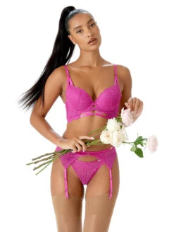 Gossard Suspense Garter Belt 7 Gossard Suspense Garter Belt -PRIMADONNA Shop GossardSuspenseGarterBelt19902PaddedPlungeBra19901GarterBelt19902FuchsiaFront