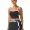 Beach House Racerback Crop Top -PRIMADONNA Shop H22712RacerbackCropH22704ExcelZipSwimSkortBlackFrontEdit c530e860 1b64 420e 97c2 cae991537a87