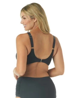 Jantzen Surplice Underwire Bikini Top -PRIMADONNA Shop JZ21006BSurpliceUWBikiniTopBlackBack