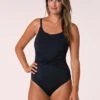 Jantzen Essentials Mio Mia One Piece Swimsuit 1 Jantzen Essentials Mio Mia One Piece Swimsuit -PRIMADONNA Shop JZ22011MJanztenMioMiaOnePieceSwimsuitBlackFront