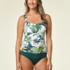 Jantzen Nature Glow Eden Cami Tankini -PRIMADONNA Shop JZ23012TEdenCamiTankiniPalmLeafsFrontEdited