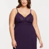 Montelle Bust Support Chemise -PRIMADONNA Shop MontelleBustSupportChemisePurpleVelvet9394FrontPlus