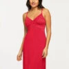 Montelle Modal Bust Support Midi Chemise -PRIMADONNA Shop MontelleModalBustSupportMidiChemiseSunkissedRed9398Front