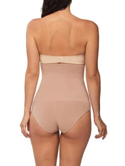 Nancy Ganz Bamboo Essentials High Waist Brief -PRIMADONNA Shop NancyGanzBambooEssentialsHighWaistBriefMahoganyBW6234Back