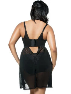 Parfait Mia Lace Chemise -PRIMADONNA Shop ParfaitMiaLaceChemiseRedandBlackP5959Back