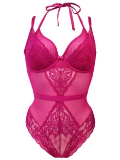 Pour Moi Suspense Bodysuit 12 Pour Moi Suspense Bodysuit -PRIMADONNA Shop PourMoiSusoenseContradictionBodysuitHotPink11810FrontFlat