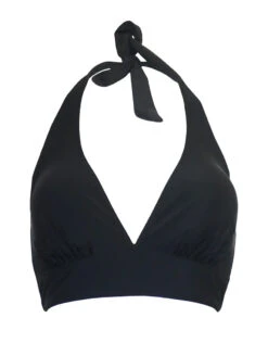 Pour Moi Space Halter Bikini Top -PRIMADONNA Shop PourMoiSwimSpaceHalterBikiniTopBlack36058CutoutFront