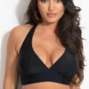 Pour Moi Space Halter Bikini Top -PRIMADONNA Shop PourMoiSwimSpaceHalterBikiniTopBlack36058FrontAlt