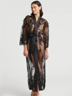 Rya Collection Darling Robe -PRIMADONNA Shop RyaCollectionDarlingRobeBlack220 X Front