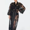 Rya Collection Darling Robe -PRIMADONNA Shop RyaCollectionDarlingRobeBlack220 X FrontPlus