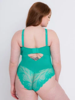 Scantilly By Curvy Kate Indulgence Bodysuit 16 Scantilly By Curvy Kate Indulgence Bodysuit -PRIMADONNA Shop ST010704IndulgenceBodysuitJadeBackEdited2