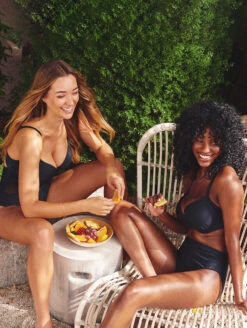 Panache Serenity Moulded Plunge One Piece Swimsuit -PRIMADONNA Shop SW1560SerenityPlungeOnePieceSW1564PlungeBikiniTopNoirFrontLifestyle