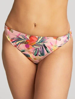 Panache Paradise Classic Bikini Brief 7 Panache Paradise Classic Bikini Brief -PRIMADONNA Shop SW1639ParadiseCLassicBikiniBriefPinkTropicalFrontEdited
